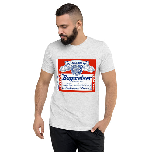 Bugweiser - Short-Sleeve White T-Shirt (L - 2XL) - Free Shipping USA and Canada